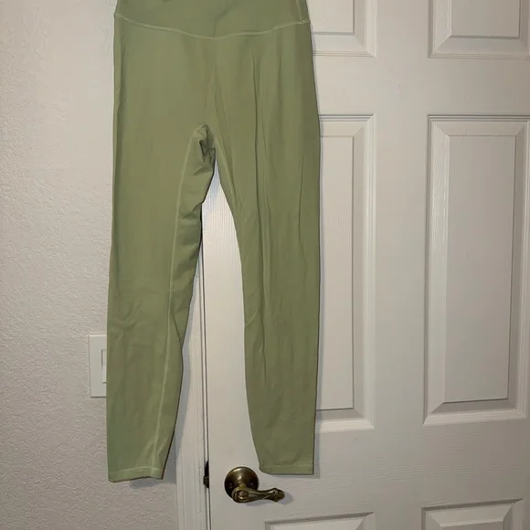 Light Green High-Waist Leggings - Picture 2 of 7